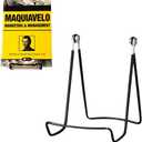 KINGDOM SOLUTIONS MADE IN USA 4-Pack Sturdy & Durable Adjustable Metal Easels to Display Books, Frames, Comics, Plates & More - Unique on the Market (Black)