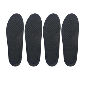Geyoga 2.7 x 3.7 x 11 Inch, 0.4 Inch in Height 4 Pcs Left Full Length Insoles Balancer Leg Length Discrepancy Insoles and Additional Cushion Pad, Heel Lift for Leg Length Discrepancy, Black