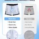 maamgic Mens Swim Trunks 5 Inch with Mesh Lining, Quick Dry Mens Bathing Suit, Swim Shorts for Swimming and Beach (S)