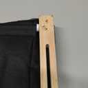 45LBS Capacity Cat Window Perch with Bolster, Hammock Seat with Plywood & Metal Frame, Cat Window Bed for Indoor Cats & Kitten, Extra Cood Pad (Natural Wood & Gray Cushion, 24.8''W x 9.4''H)