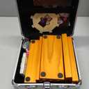 Queensell Mexican Train Dominoes Set with Wooden Hub, Domino Tile Board Games - Double 12 Dominos Set for Family Game Night for Adults and Kids Ages 8 and up (Double 12)