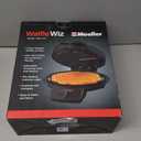 Mueller Heart 5 Waffle Maker, Waffle Iron, Adjustable Browning Control & Nonstick, Cool Touch Handle, Easy to Clean, Small Kitchen Appliances