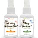 Cat Deterrent & Calming Spray Combo Set  A Behavior Training Aid that Effectively Prevents Scratching and Urine Marking While Relieving Anxiety and Soothing Your Cats Mood, 1.69 fl oz, 2 Packs