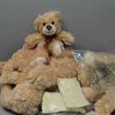 12 Pack Teddy Bears Bulk 13.5 inch Small Teddy Bear Stuffed Bears for Baby Shower Centerpiece Decorations for Christmas Valentine's Mother's Day for Kids or Adults (12 Light Brown)