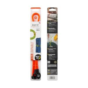 Nite Ize, Inc. GLL24-31-2R3 Nite Ize Gear Loopable, The Original Reusable Rubber Sturdy Integrated Loop, 24 Inch, Bright Orange, 2-Pack, Made in The USA Twist Tie, 24"-2 Pack