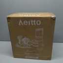 Aeitto Cold Press Juicer, Juicer Machines with Large Feed Chute, For Whole Vegetables and Fruits, Professional Juice Maker Easy to Clean, High Juice Yield, Easy to Assemble, Self Feeding