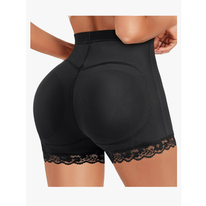 Women Butt Lifter Panties Padded Shapewear Hip Enhancer Pads Shorts Seamless Underwear Tummy Control Boyshorts size M