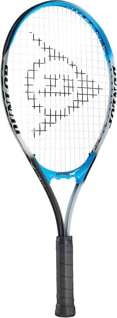 Dunlop Sports Nitro Junior Tennis Racket, 23" Length, Blue, Grip size: 4"