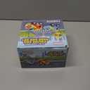 Prextex 2 Pack Cartoon Remote Control Cars for Toddlers - Police Car and Race Car with Steering Wheel Controllers and Lights - Different Frequencies So Both Can Race Together - Toddler Gift 18+ Months