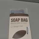 ZOMCHI 2 Pieces Exfoliating Soap Bags, Soap Savers for Bar Soap, Soap Bar Pouch for Deep Exfoliation, Foaming Soap Sock for Shower