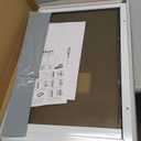 Dog Door for Large Dogs, X-Large Aluminum Frame Pet Door with 2-Way Lock, Easy Install on Interior Door/Screen/Wall, Weatherproof Magnetic Flap (X-Large, White)