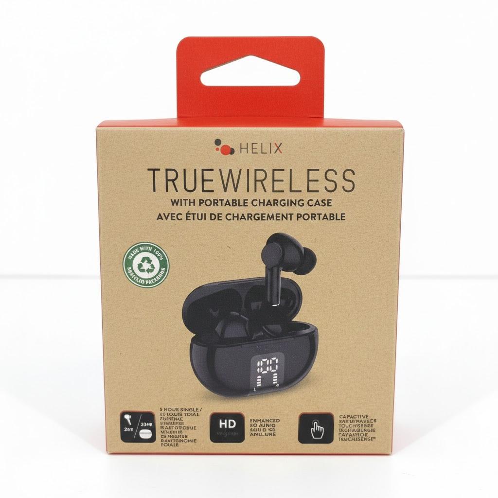Helix TW Buds Digital Read Black