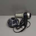 REVLON Turbo Hair Dryer | 1875 Watts of Maximum Shine, Fast Dry (Silver) (4.05x11.15x9.25 Inch (Pack of 1), Grey)