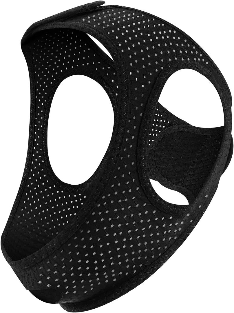 Chin Strap for Sleeping,Anti Snoring Chin Strap for CPAP Users,Adjustable and Breathable Chin Strap-Keep Mouth Closed for Effectively Reduce Snoring,Don't Fade,Skin-Friendly Comfortable Sleeping