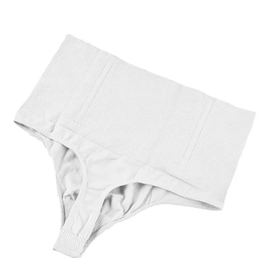 Women'S Panties Women'S Solid Color Belly Briefs Corset Waist Lift Hip Mid Waist Shapewear, White, XL
