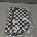 Crossbody Bags Bum Bag for Women Sling Bag Purse with Adjustable Strap (Black and White Checkered）