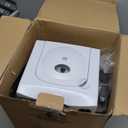 Singing Machine Portable Karaoke Machine for Adults & Kids with Wired Microphone, White - Built-In Speaker, Bluetooth with LED Disco Lights - Karaoke System with CD+G Player & USB Connectivity