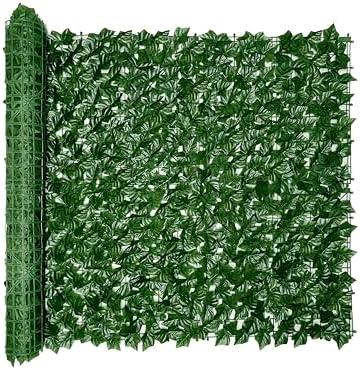 Paistao Artificial Ivy Privacy Fence Screen - 40" X 120" UV-Anti Fake Leaves Vines - Patio Balcony Privacy, Garden, Backyard Greenery Wall Decor