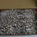 Cindeer 80 Pcs Champagne Gold Christmas Glitter Berries Stems Pine Needles Christmas Artificial Picks Fake Floral Twig Spray for Xmas Tree Ornaments DIY Wreath Garland Decorations