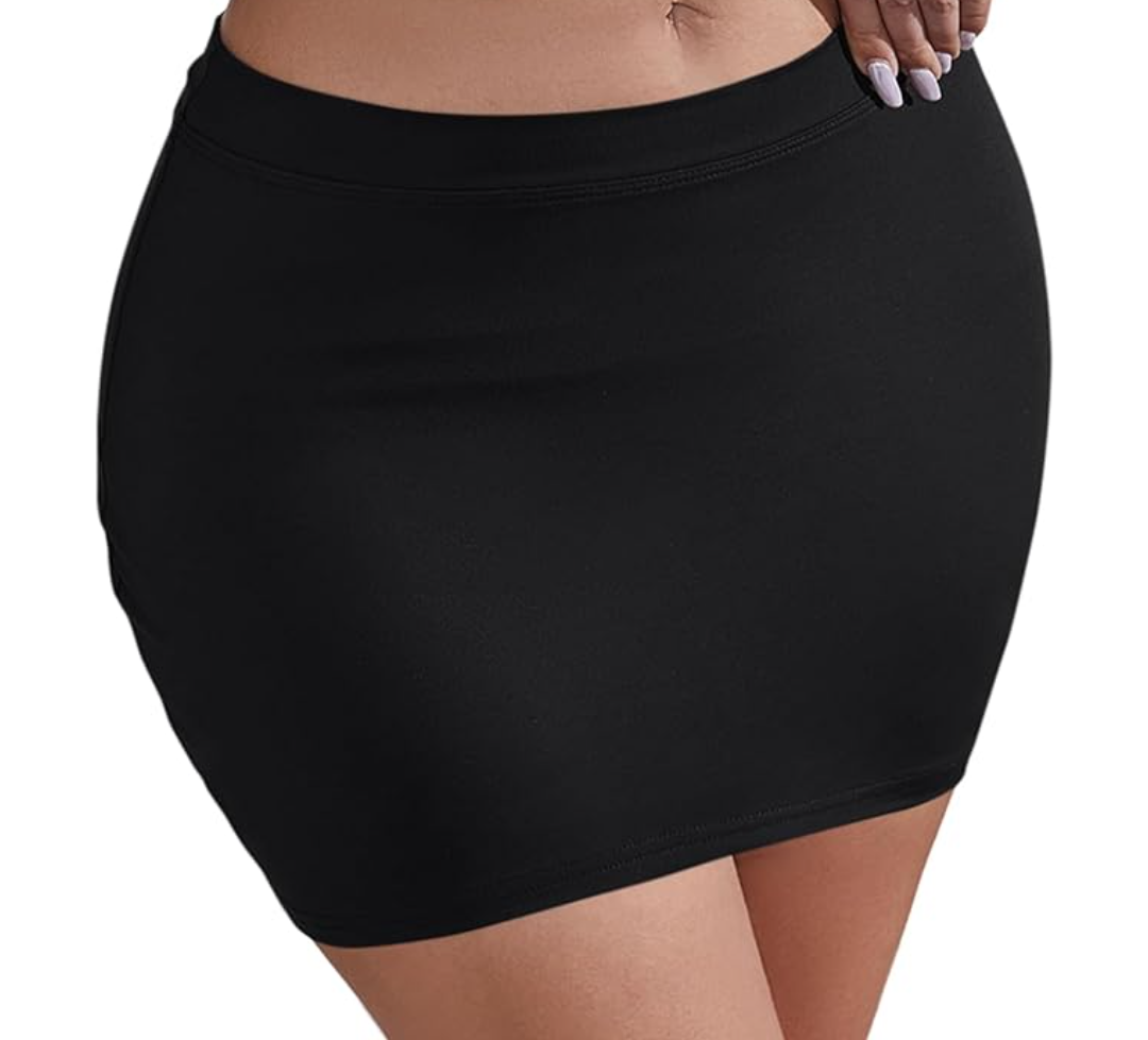 Verdusa Mini Skirts for Women Skorts Sexy Club Date Night Micro Pencil Skirt Streetwear, M