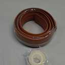 Floor Cord Cover 4FT, Walnut Wood Cord Hider Floor, Soft PVC Cord Protector Floor, Hide Extension Floor Wire Covers for Cords, Organizer Wires Floor Cable Cover, Cable Cavity: 0.47" (W) x 0.24" (H)