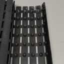 MBOSS Bath Tub Shower Mat Non Slip Bathtub Mats for Bathroom Shower Floor Mat Bath Mats for Shower Tub Anti Slip Shower Mat with Drain Hole and Large Suction Cups (Black, 27.5 X 15.7 Inch)