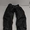 HWK Dual Sport Motorcycle Pants for Men with Water Resistant Cordura Textile Fabric & Impact Protection Armor Medium
