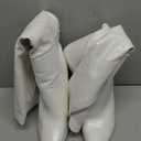 Elisabet Tang 4 inch Women's Knee High Long Boots, Stiletto Tall Pointed Toe Heeled Boot Leather Suede Comfortable Sexy (9.5)