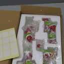 Stocking Holders for Mantle, Green Christmas Stocking Holders for Mantle Set 4, Christmas Green Stockings Hangers