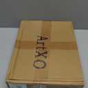 ArtXO 8"x10" Picture Frame Wooden, Display Pictures5 x7 with Mat or 8"x10" Without Mat,Gold Bamboo Poster Frames,Hanging Photo Frame Wall (Gold03(wide:17.5mm))