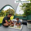 CAMPROS CP Tents for Camping, Waterproof Windproof Dome Tent, Dark Green, 4-6 Person