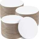 Sudaya Cake Boards 50 PCS, Cake Boards 12 Inch Round, Cardboard Cake Rounds, Disposable Cake Plates, Food Grade Cake Base Cake Tray Cake Circles, 12 Inch Cake Board White Cardboard Circles Round Base