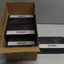 STARPY 6 Pack Satin Brass Interior Door Knobs, Pismo Gold Door Knob with Lock, Privacy Door Handles Interior for Bath & Bed