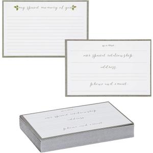 60 Pack Blank Sympathy Cards, Share a Memory Card for Celebration of Life, Memorial, Funeral (4 x 6 In)