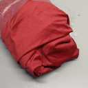 StangH Red Velvet Curtains Christmas Home Decor Back Tab Privacy Theater Curtains Room Darkening Thermal Insulated Drapes for Sliding Door Patio, W62 x L84 inches, 1 Panel