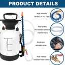 3L Transmission Fluid Pump, Car Transmission Fluid Hand Pump, Transmission Oil Pump, for Automotive Trucks Marine Engines, Teflon Tape & Gloves