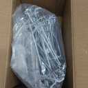 100Pack 8 Inch Pegboard Hooks, Metal Shelving Hooks Organizer, L-Shape Design, Rust Resistant, for Garage Tools Storage