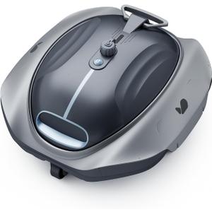 (2026 New) Bubot 300P Cordless Pool Vacuum for Above Ground Pool, Robotic Pool Cleaner with Bluehole Suction, DirtLock 2.0, Dual Filters for Above-Ground Flat Pools up to 850 Sq.Ft. Obsidian