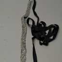 Lauthen.S Rhinestone Bridal Belt for Wedding Dress,Bride Bridesmaid Evening Gown Crystal Sash Belt (Black)