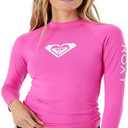 Roxy Womens Fitted Rashguard – UPF 50+, Compression Fit, Swim, Surf, Hiking, Volley, Workout, Yoga, Quick-Dry Swim Shirt L