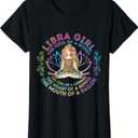 Libra Girl The Soul Of A Gypsy Birthday Hippie Soul T-Shirt, XL, Grey