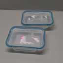 Snapware Total Solution 2-Pack (3-Cup) Plastic Food Storage Containers Set, Leakproof & Airtight Locking Lids Rectangular Tupperware, Non-Toxic BPA-Free Lids, Microwave Dishwasher Freezer Safe