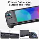 EEEKit Protective Case Compatible with Switch 2 (2025), TPU Grip Cover with Ergonomic Design, Kickstand, Shockproof Anti-Scratch Shell for Console
