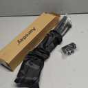 Aureday Phone Tripod, 92" Cell Phone Stand with 15" Gooseneck, Remote and Phone Holder, Overhead & Selfie Stick for Recording/Watching/Vlog, Compatible with iPhone Android (Black)