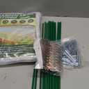 Garden Netting Kit for Raised Beds, 10x30FT Ultra Fine Mesh Netting 6 Sets Fiberglass Garden Hoops, Insect Netting for Garden Plant Row Cover Vegetable Flowers Protection Barrier