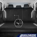 Skechers Memory Foam Car Seat Covers, Air Cool Mesh Thick Seat Covers, Car Seat Full Sets, Airbag Compatible, Automotive Comfort Protection for Most Cars,Vans,Trucks, SUVs,Grey