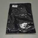 Womens Cap Sleeve T Shirts V Neck Casual Tops Oversized T-Shirt Summer Trendy Lightweight Loose Fit Basic Tees (Black, M)