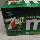 7UP Zero Sugar Lime Lemon Soda, 7.5 Fl Oz Mini Cans, 10 Pack, Best By 11/01/2026