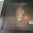 Vintage Ghost Wall Art Candle Poster Halloween Wall Decor Unframed 12x12in
