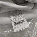 NICETOWN 100% Blackout Window Curtain Panels, Cold and Full Light Blocking Drapes with Black Liner for Nursery, 84 inches Drop Thermal Insulated Draperies (White, 2 Pieces, 52 Wide Each Panel)